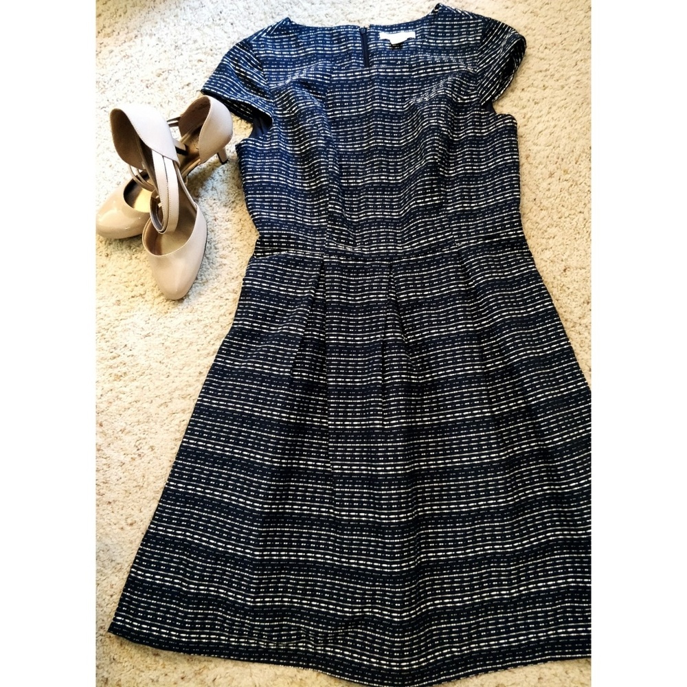 Flare Navy Dress - Liz Claiborne
